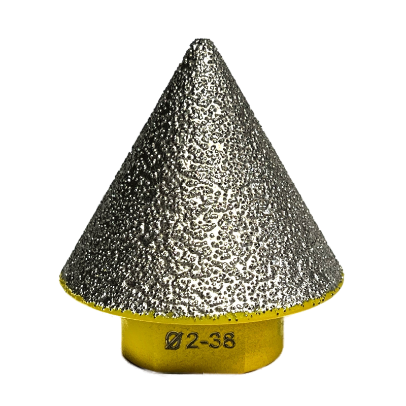 Фреза алмазна конусна d 2-38 мм М14 для керамограніту, кераміки, каменю