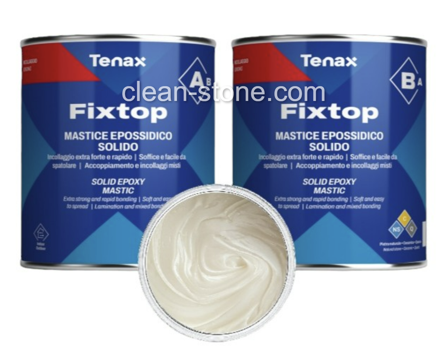 FixTop A+B епоксидний клей (1л+1л) 2,8 кг (Rivo 50)